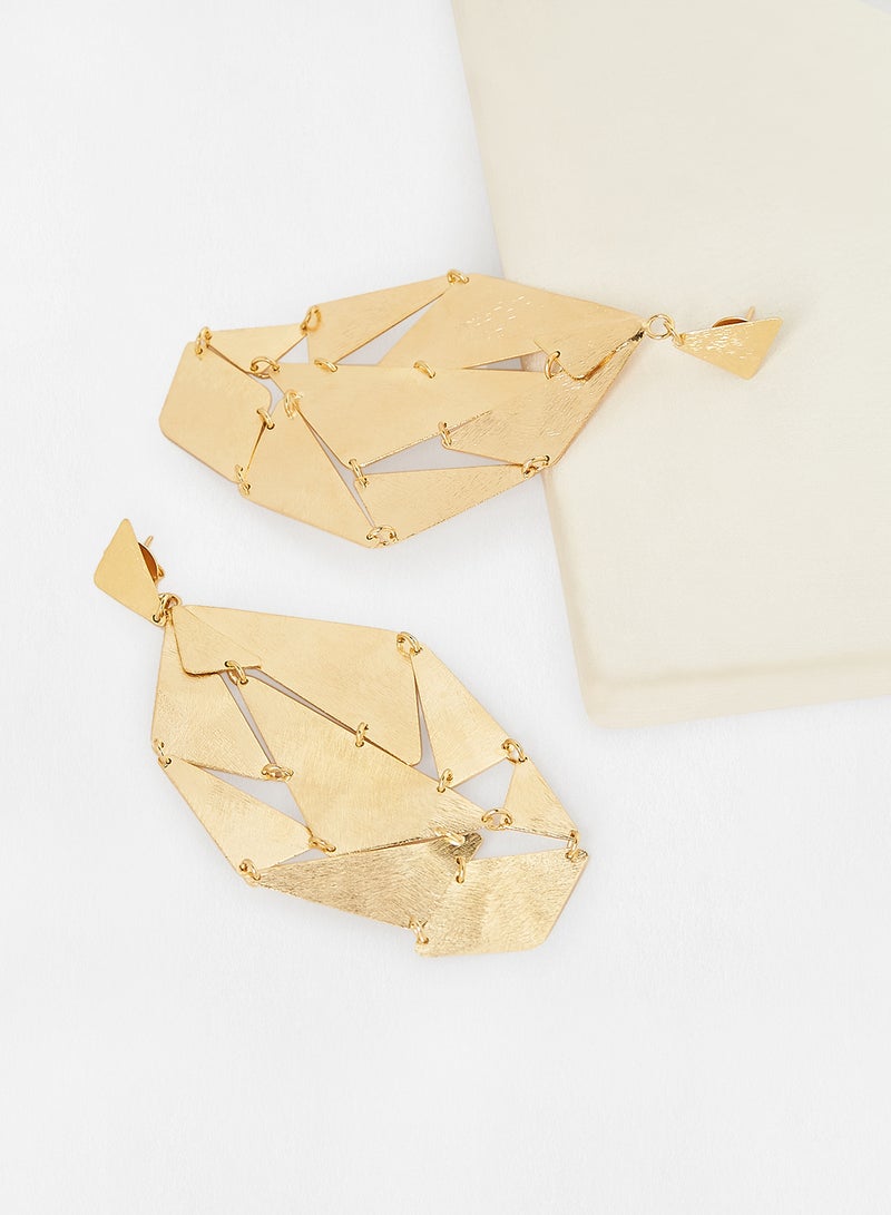Marcia Moran - Geometric Statement Earrings - Image 1