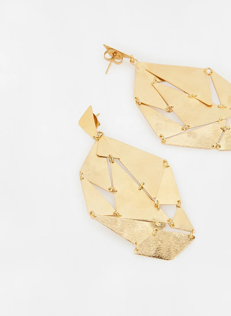 Marcia Moran Geometric Statement Earrings