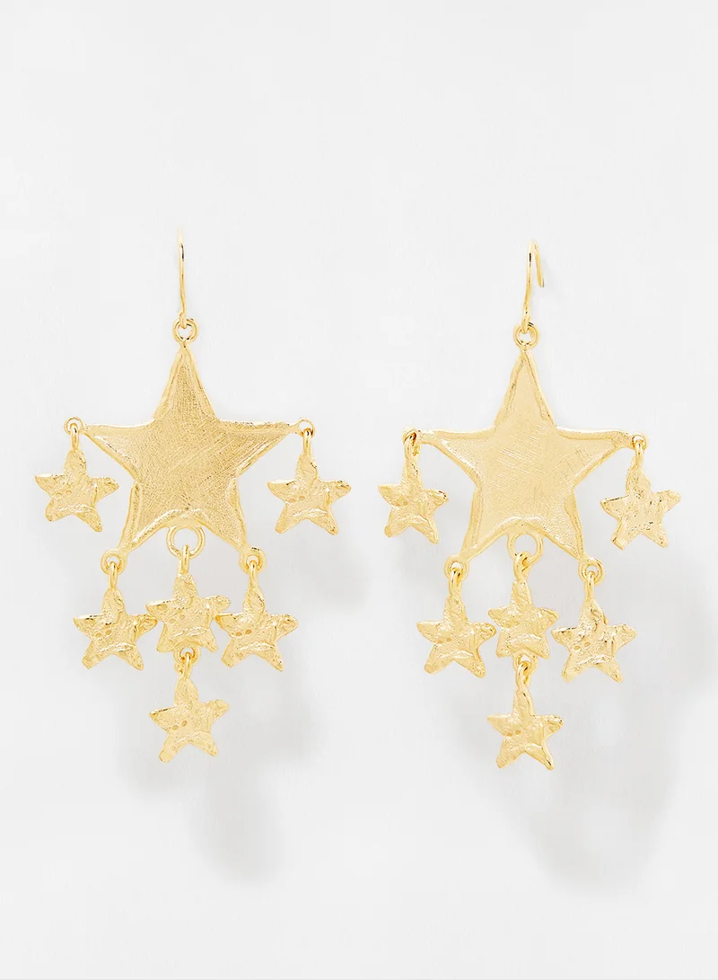 Marcia Moran Stars Chandelier Earrings