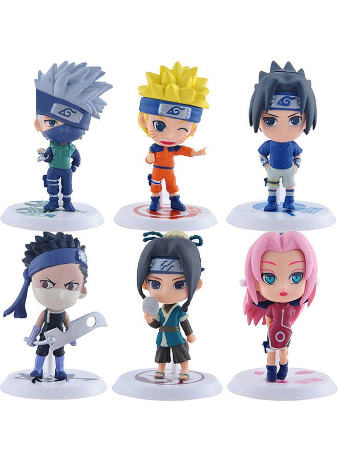 6-Piece Anime Naruto Cartoon Action Figure Toy  - Image 1
