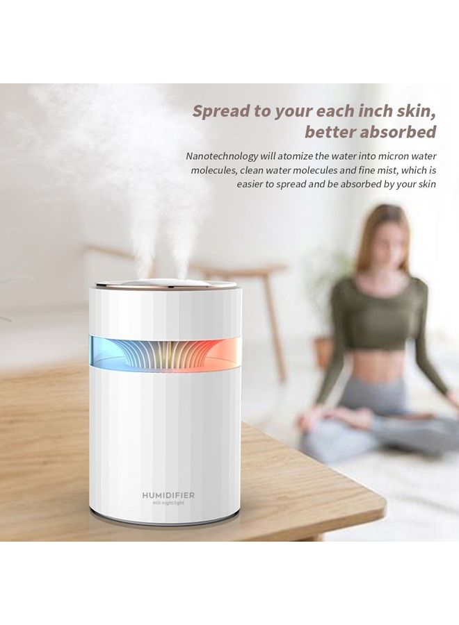 Generic Dual Mist Humidifier Quiet Air Purifier Pink 17.5x11.5x11.5cm  - Image 5