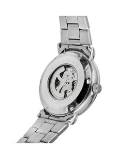 FORSINING Men's Stainless Steel Mechanical Watch - 36 mm - Silver  - Image 4