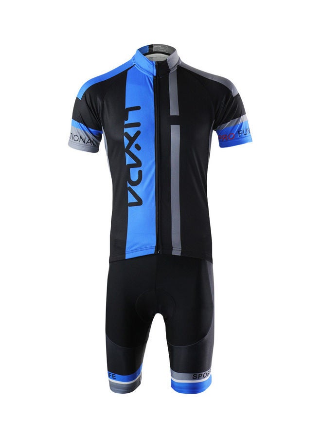 Generic Breathable Short Sleeve Shirt And Padded Cycling Suit - Image 2