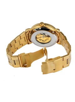 FORSINING Men's Stainless Steel Mechanical Watch - 36 mm - Gold  - Image 2