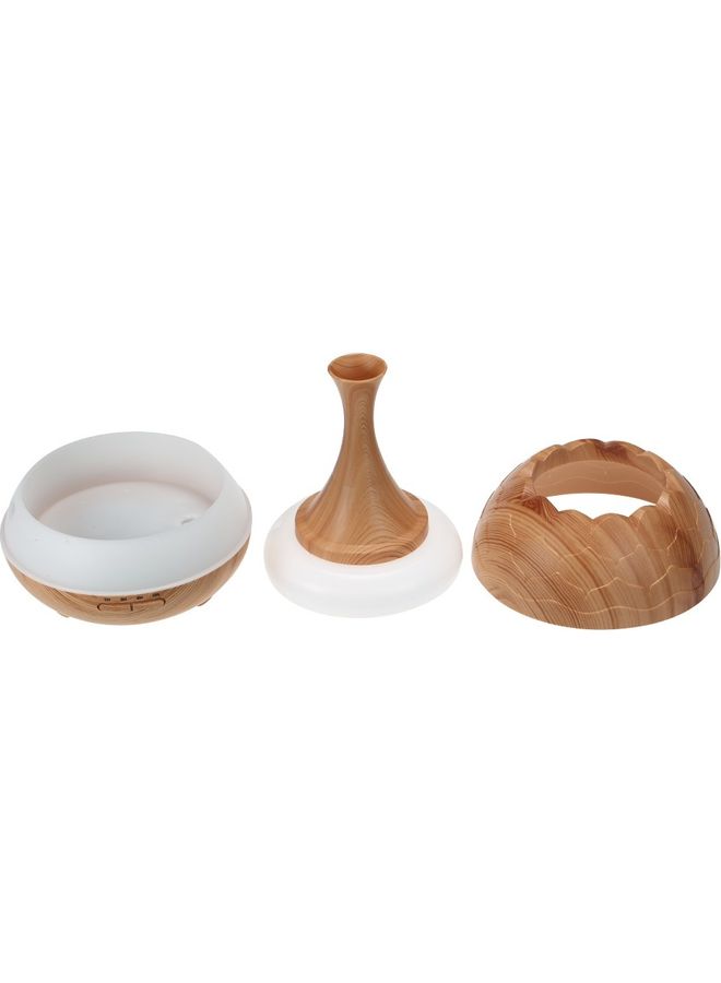 Smart Wifi Wireless LED Night Lamp  Humidifier Essential Oil Brown 22.7x17.2x17.2cm - Image 3