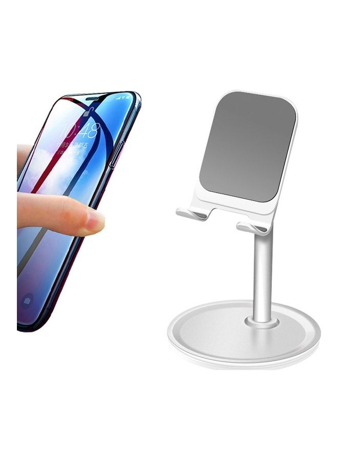 Non-Slip Tablet Holder Stand Silver/Black - Image 1