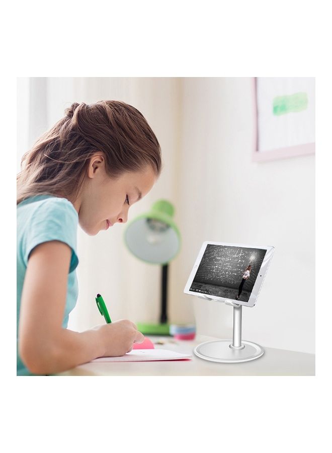 Non-Slip Tablet Holder Stand Silver/Black - Image 3