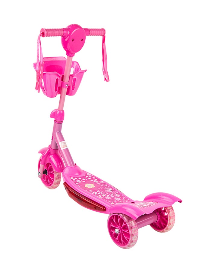 Bm Adjustable Kick Scooter Pink - Image 1