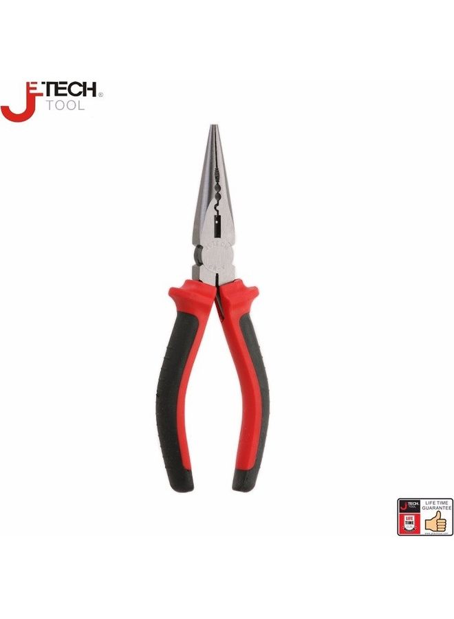 Jetech Long Nose Pliers Red/Black - Image 1