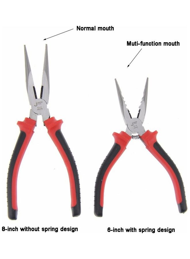 Jetech Long Nose Pliers Red/Black - Image 2