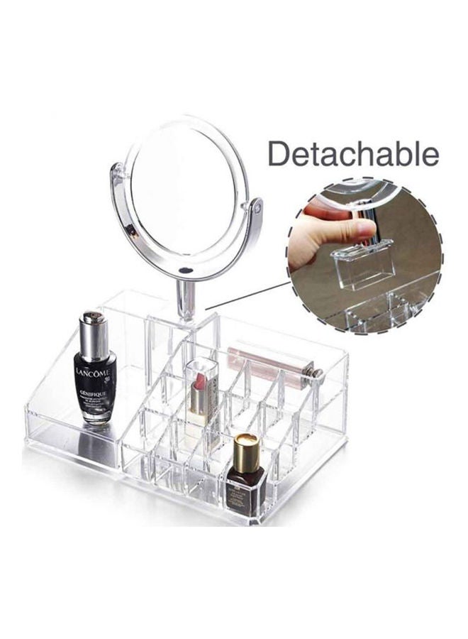منظم مكياج مزود بعدد 4 أدراج لون شفاف - Image 2