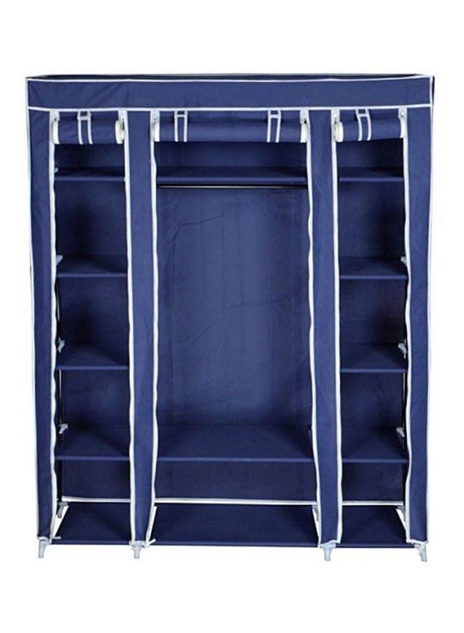 Generic - Safari Portable Closet With 2 Sections Navy - Image 1