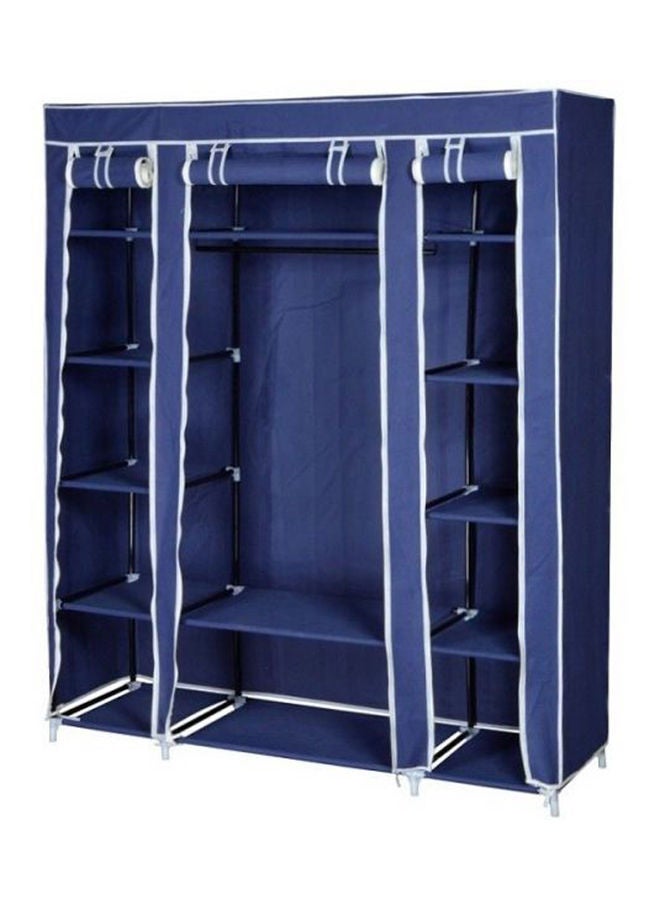 Generic - Safari Portable Closet With 2 Sections Navy - Image 1