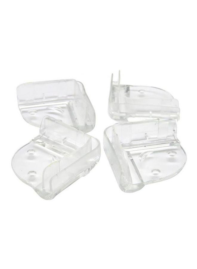 Baby Mate 4 PCS Medical Grade Clear Baby Corner Guards Clear - Image 1
