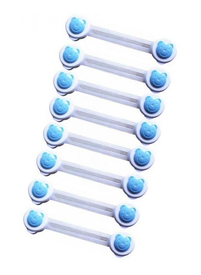 أقفال أمان للأطفال لحماية باب الخزانة باللون: الأزرق - Image 2