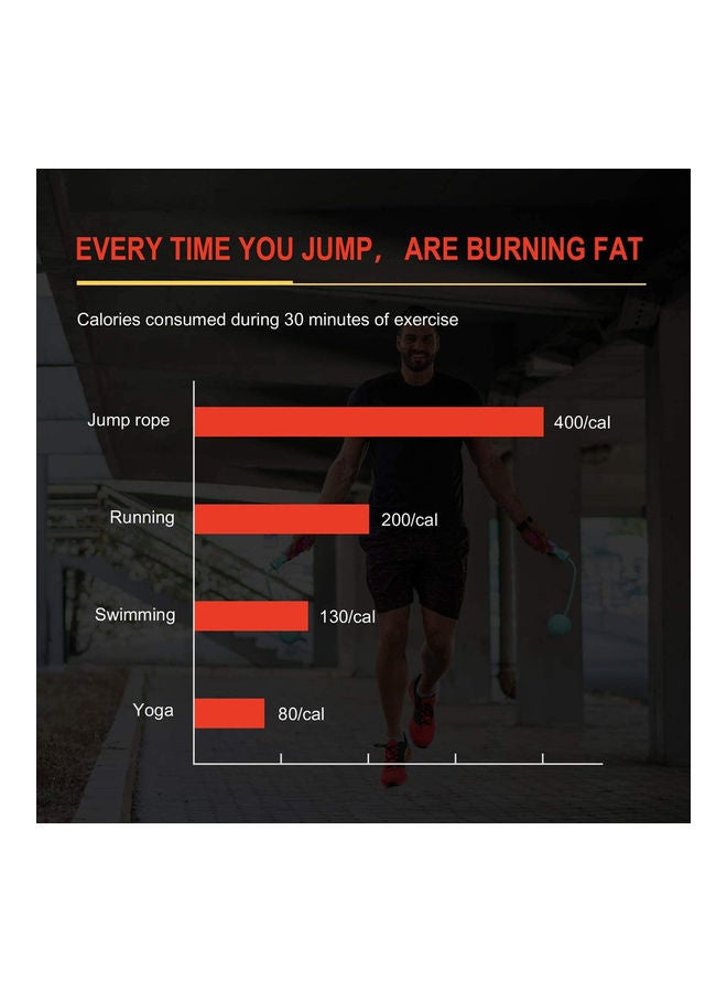 Fitness World - Jump Rope with Two Balls - Image 1