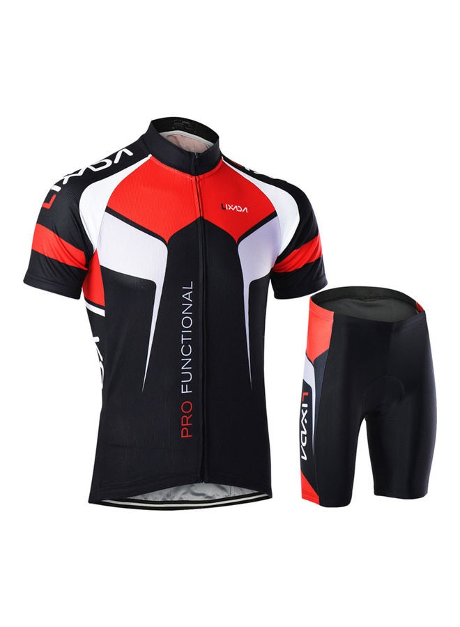 LIXADA Breathable Short Sleeve Shirt And Padded Cycling Suit  - Image 1