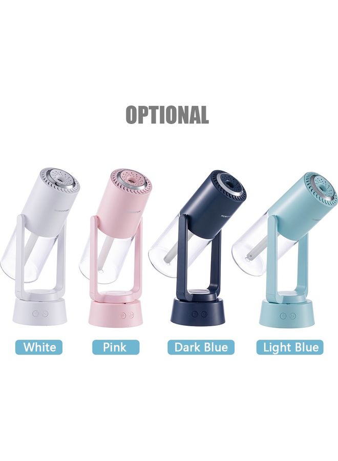 Auto-Rotate Mini Humidifier White 22x7.2x7.2cm