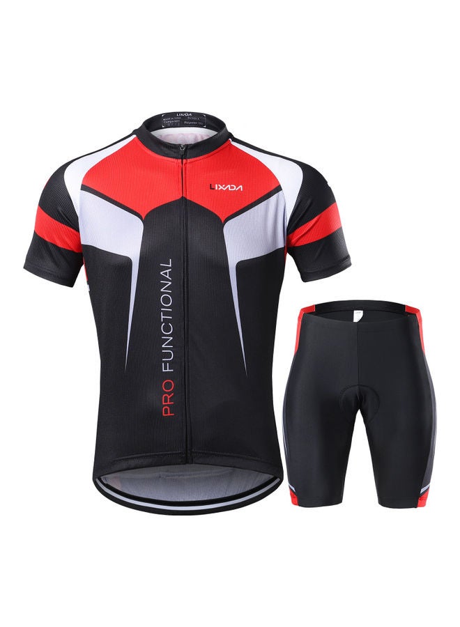 LIXADA Breathable Short Sleeve Shirt And Padded Cycling Suit  - Image 2