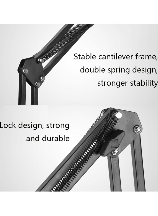 Multipurpose Multi-Angle Phone and Tablet Stand Black - Image 4