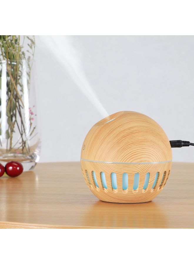 Generic Aromatherapy Essential Oil Diffuser Humidifier Dark Brown 10.5*10*10cm  - Image 4