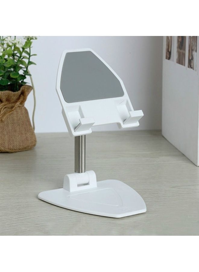Foldable Telescopic Desktop Tablet Holder White/Grey/Silver  - Image 2