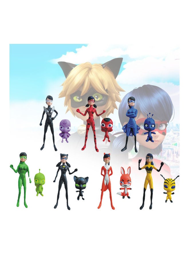 null - 14-Piece Ladybug Girl Action Figure - Image 1