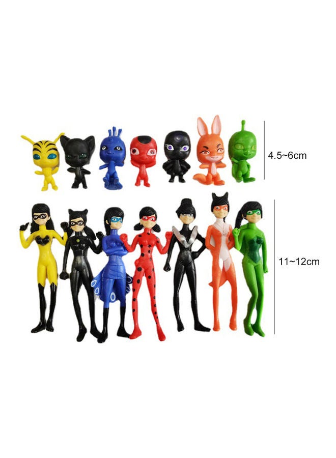 null - 14-Piece Ladybug Girl Action Figure - Image 1
