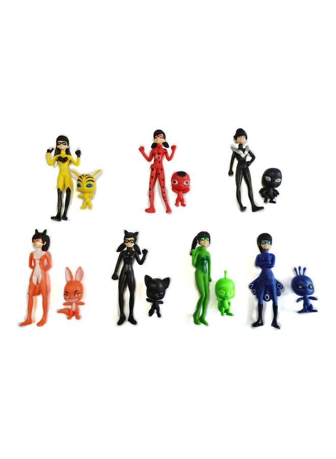 null - 14-Piece Ladybug Girl Action Figure - Image 1