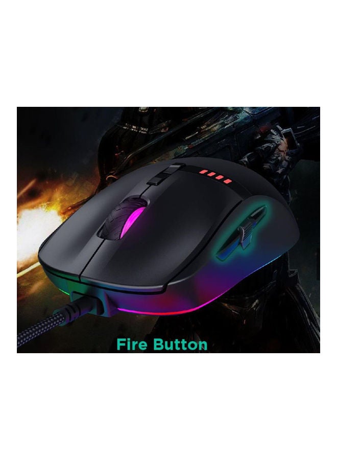 Aukey - Optical Sensor Wired Gaming Mouse with RGB Lighting - Image 1