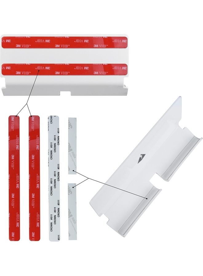 Charging Holder Wall Bracket With 3M Sticker White  - Image 3