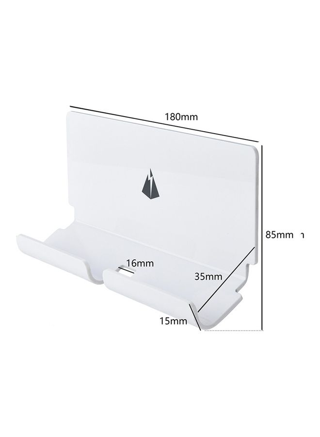 Charging Holder Wall Bracket With 3M Sticker White  - Image 4