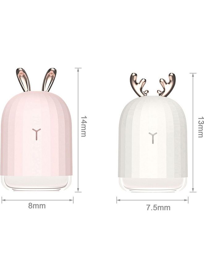 Generic USB Air Humidifier Pink 14.2x8.5x8.5cm  - Image 2
