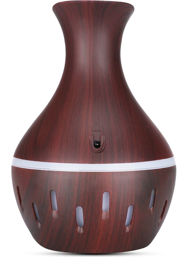 Generic Aroma Diffuser 300ML Aromatherapy Essential Oil Dark Brown 15.5x11x11cm  - Image 2
