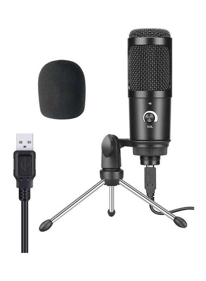 Arabest Portable Broadcasting, Studio Recording, Conference USB Condenser Microphone Kit Black  - Image 1