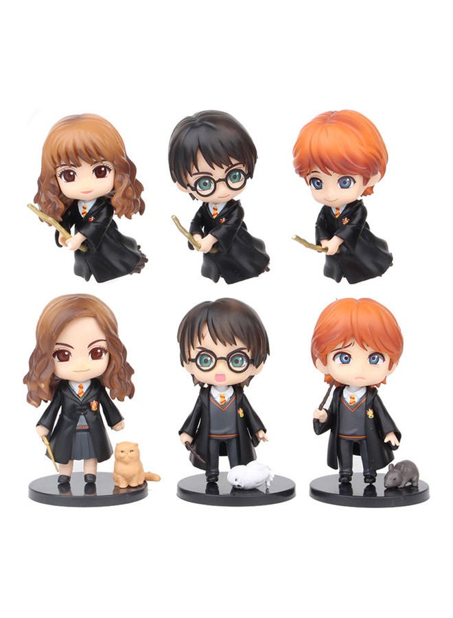 6-Piece Cartoon Harry Potter Series Action Figures - Image 1