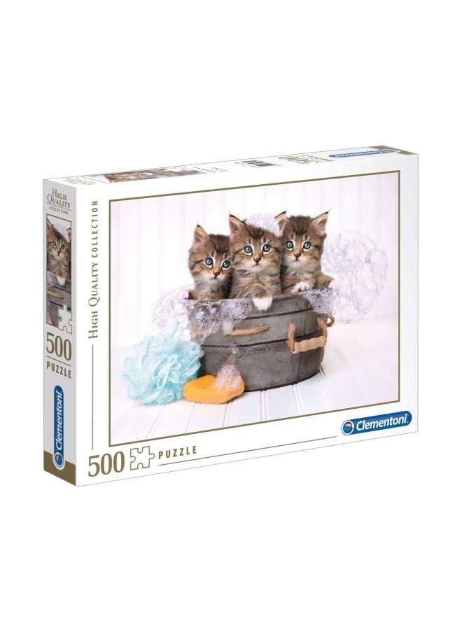 كلمينتوني مجموعة بازل القطط والصابون من 500 قطعة طراز 8005125350650 - Image 1