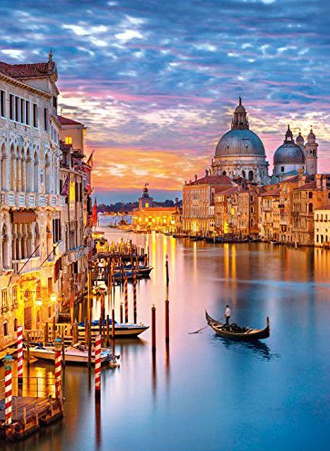 Clementoni 500-Piece High Quality Collection Lighting Venice Jigsaw Puzzle 34.4x4.6x25.4cm - Image 3