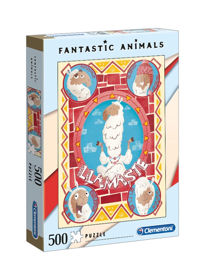 Clementoni - 500-Piece Fantastic Animal Puzzle Set 35069 - Image 1