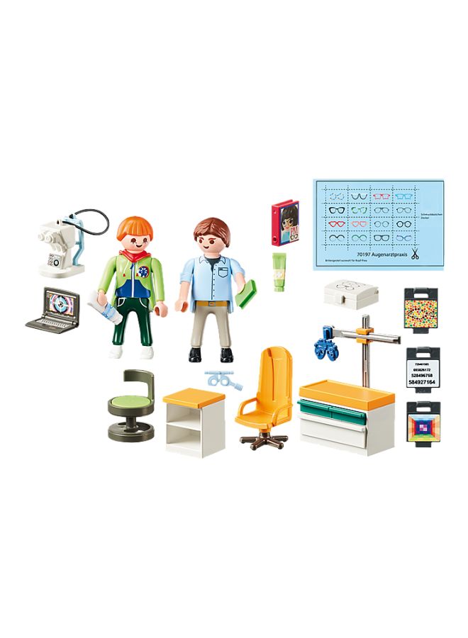 بلاي موبيل مجموعة لعب سيتي لايف طبيب العيون 2.84x5.59x7.36بوصة - Image 2