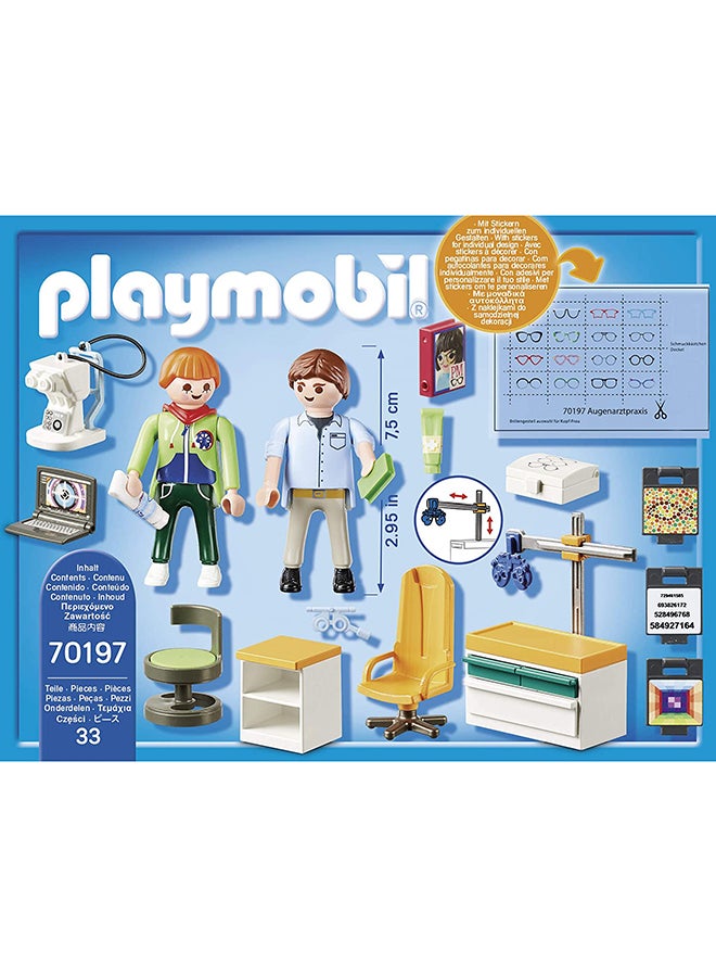 بلاي موبيل مجموعة لعب سيتي لايف طبيب العيون 2.84x5.59x7.36بوصة - Image 5