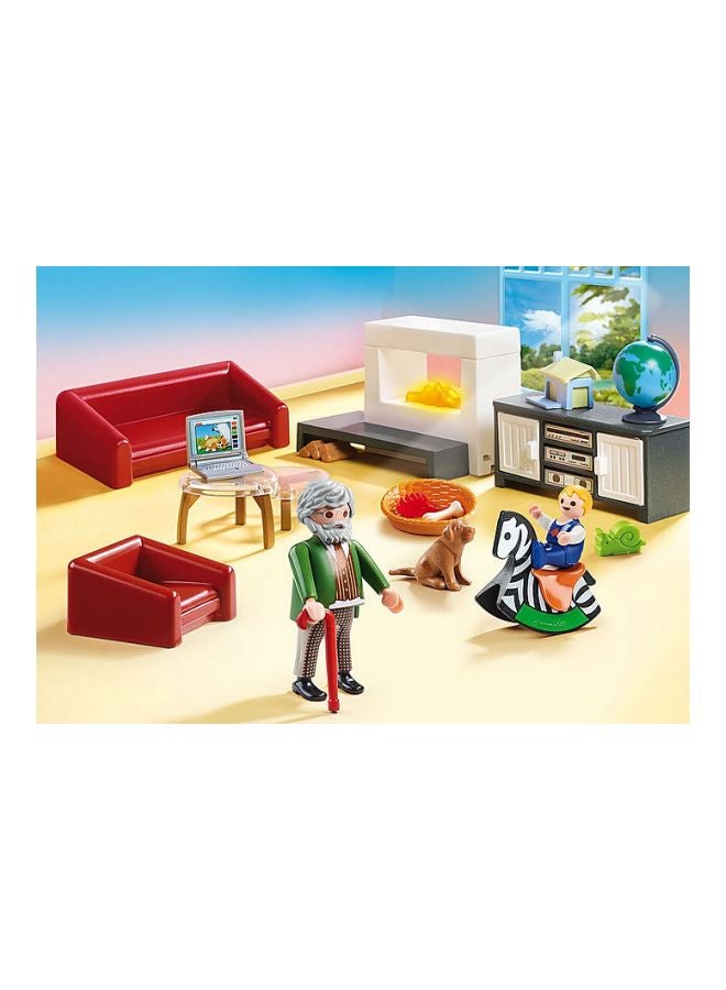 بلاي موبيل مجموعة بناء وتركيب لغرفة معيشة مريحة، مكونة من 36 قطعة، طراز 70207 70207 أكبر من 4 سنوات - Image 3