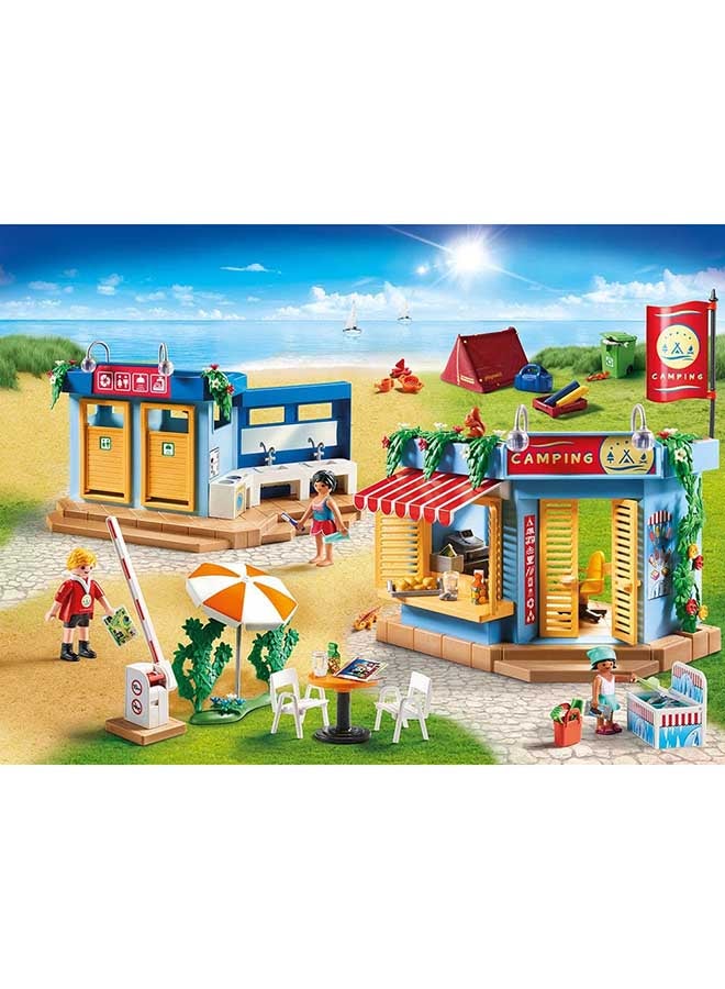 بلاي موبيل مجموعة لعب موقع تخييم من 222 قطعة 5.59x15.16x20.28بوصة - Image 3