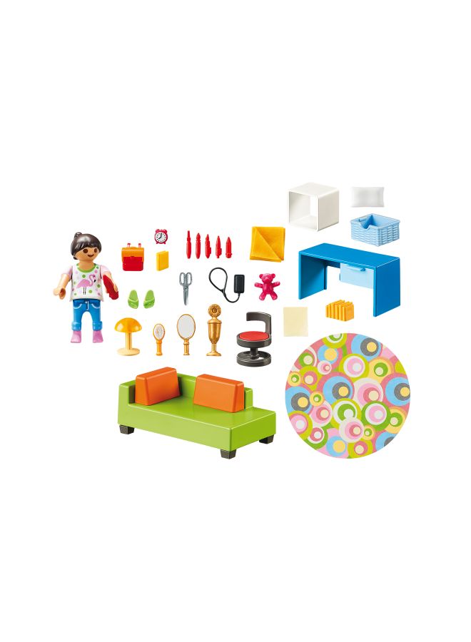 بلاي موبيل مجموعة لعب ملحقات بيت الدمى من 43 قطعة طراز 70209 - Image 2