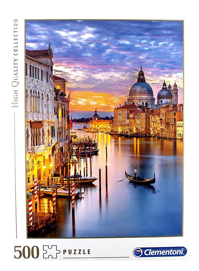 Clementoni 500-Piece High Quality Collection Lighting Venice Jigsaw Puzzle 34.4x4.6x25.4cm - Image 2