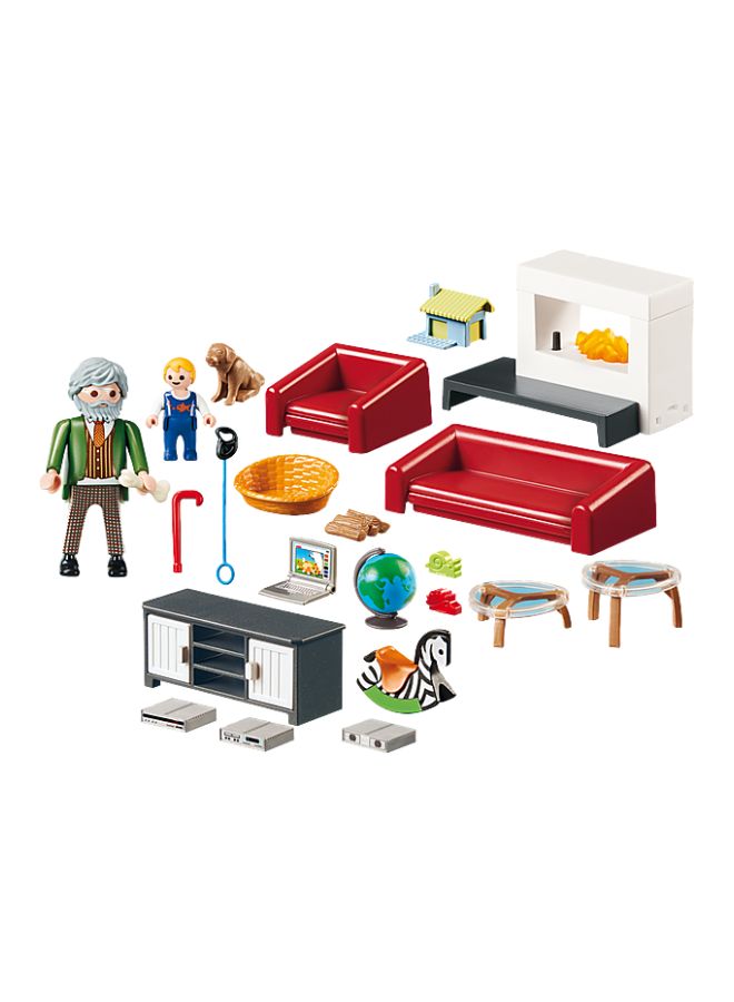 بلاي موبيل مجموعة بناء وتركيب لغرفة معيشة مريحة، مكونة من 36 قطعة، طراز 70207 70207 أكبر من 4 سنوات - Image 2