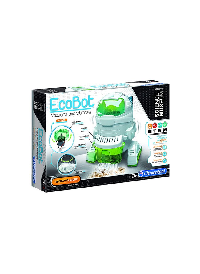 كلمينتوني لعبة روبوت إيكوبوت بنمط مكنسة ‎27.6x6x18.8سم - Image 1