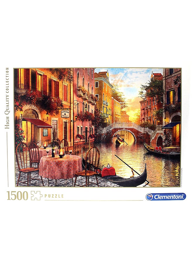 كلمينتوني أحجية تركيب صور على شكل مدينة البندقية من 1500 قطعة ‎5.45x36.65x27.84سم - Image 3