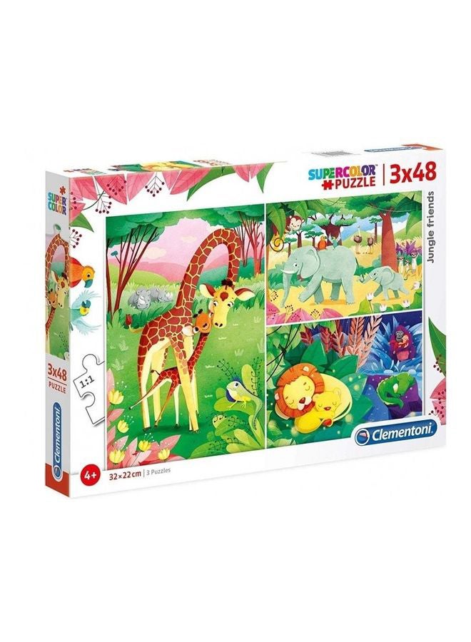 Clementoni 144-Piece Savana Animals Puzzle 32x22cm - Image 1