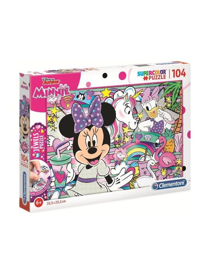 كلمينتوني أحجية مجوهرات مستوحاة من فيلم "Minnie Mouse" من 104 قطع - Image 1